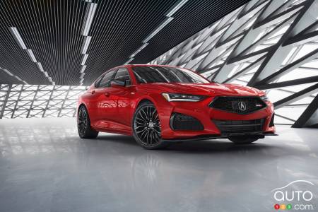 2021 Acura TLX Type S, three-quarters front